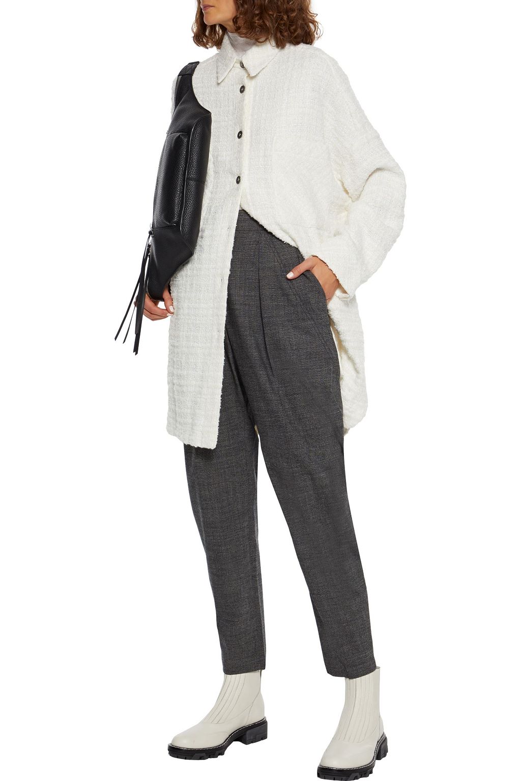 IRO Napuka bouclé-tweed coat