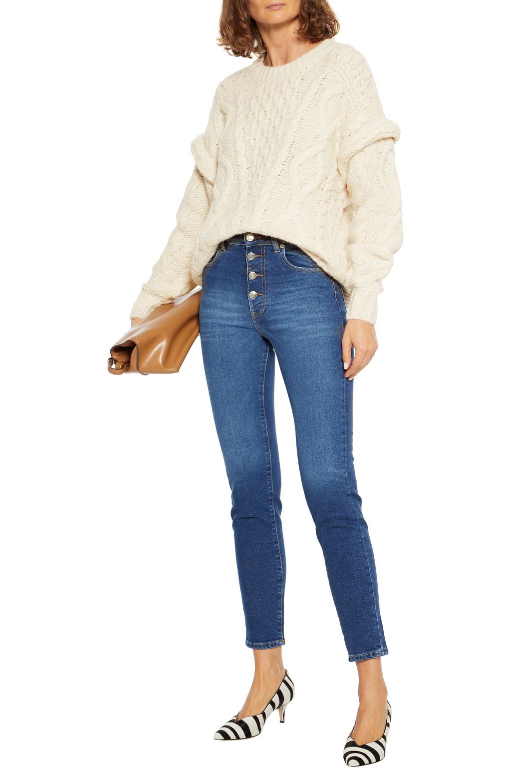 IRO Gaety cropped high-rise skinny jeans