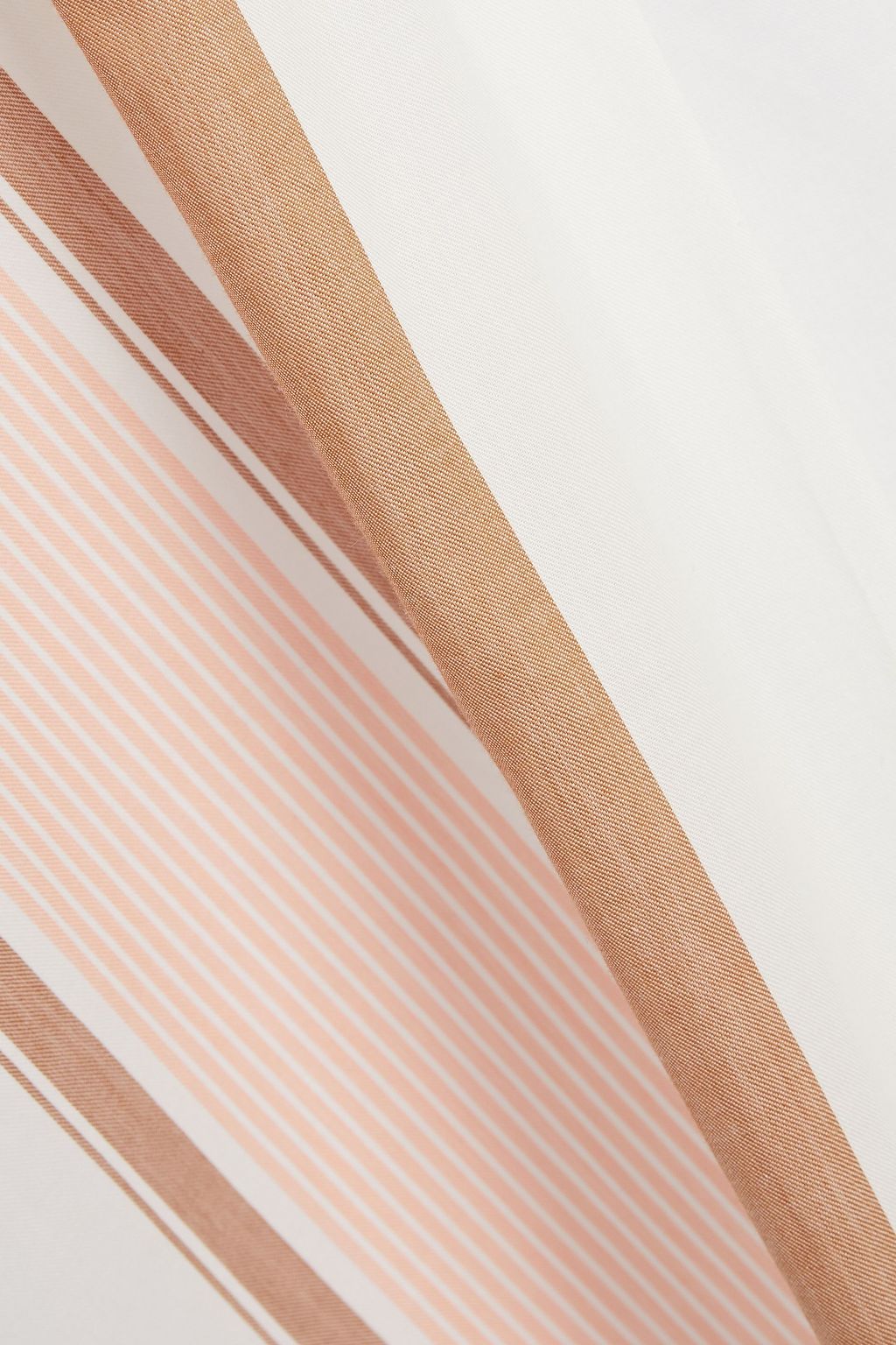 VICTORIA, VICTORIA BECKHAM Striped cotton-poplin shirt