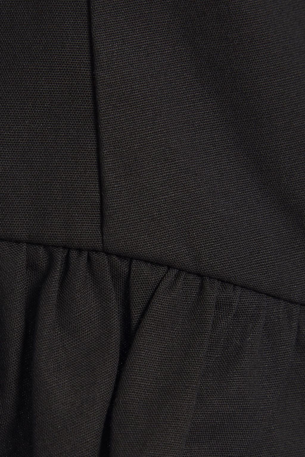 DE LA VALI Koko stretch-cotton poplin top