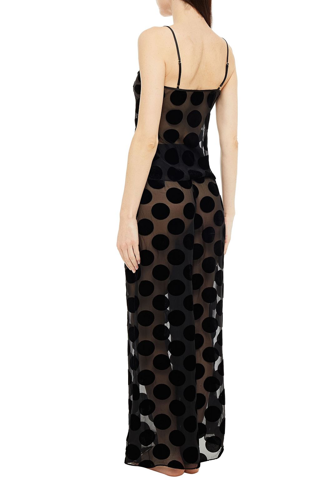MYLA Brick Lane polka-dot flocked tulle pajama pants