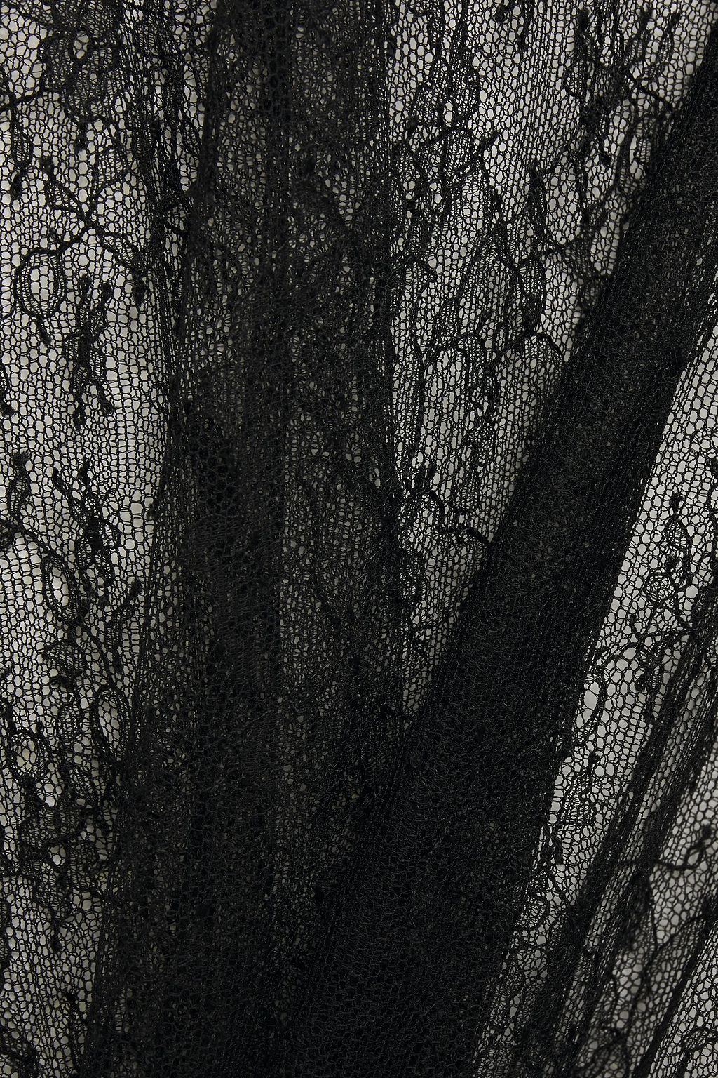 MYLA Darling Row silk-blend Leavers lace pajama pants