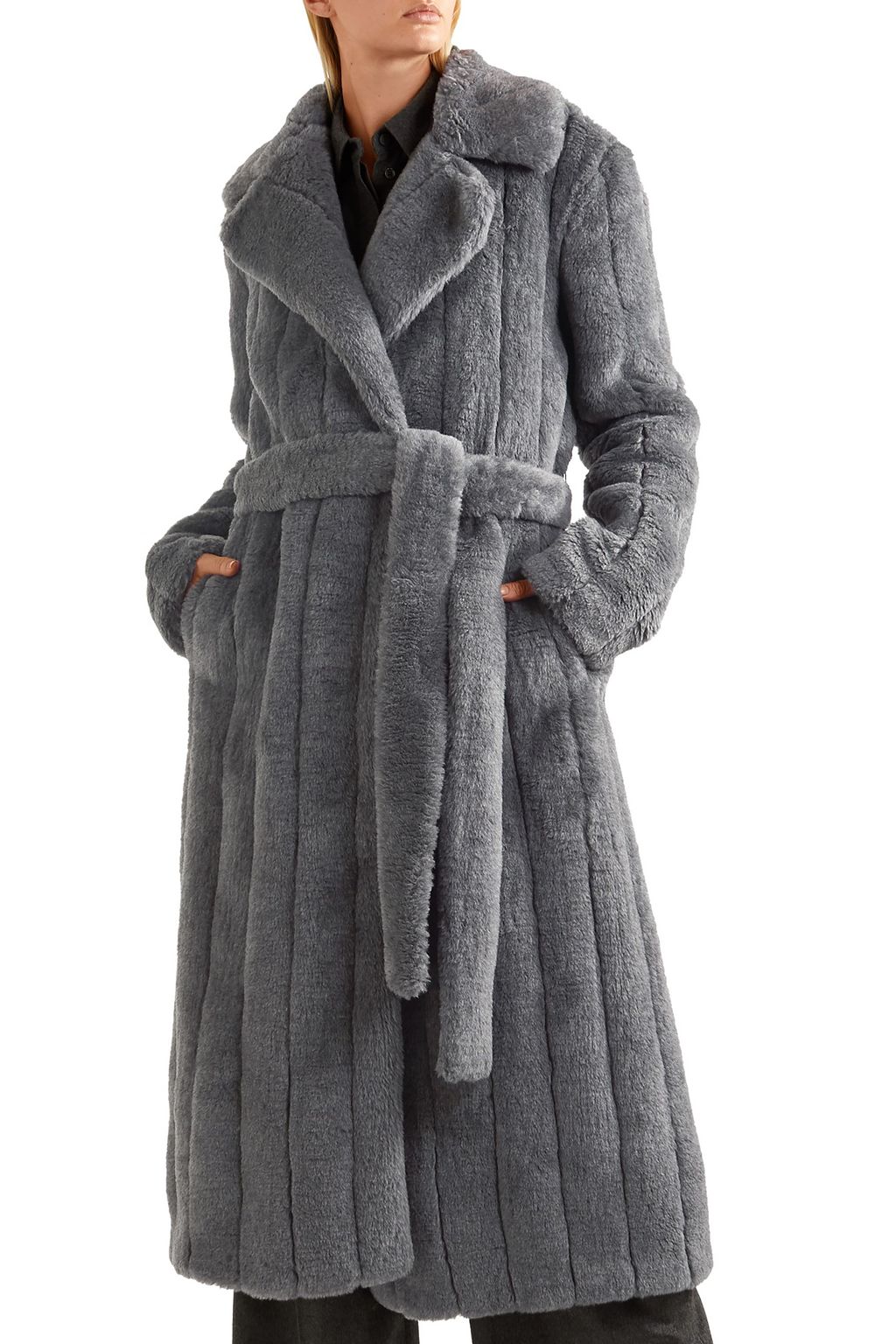 GABRIELA HEARST Pavlovna belted wool, silk and cashmere-blend coat