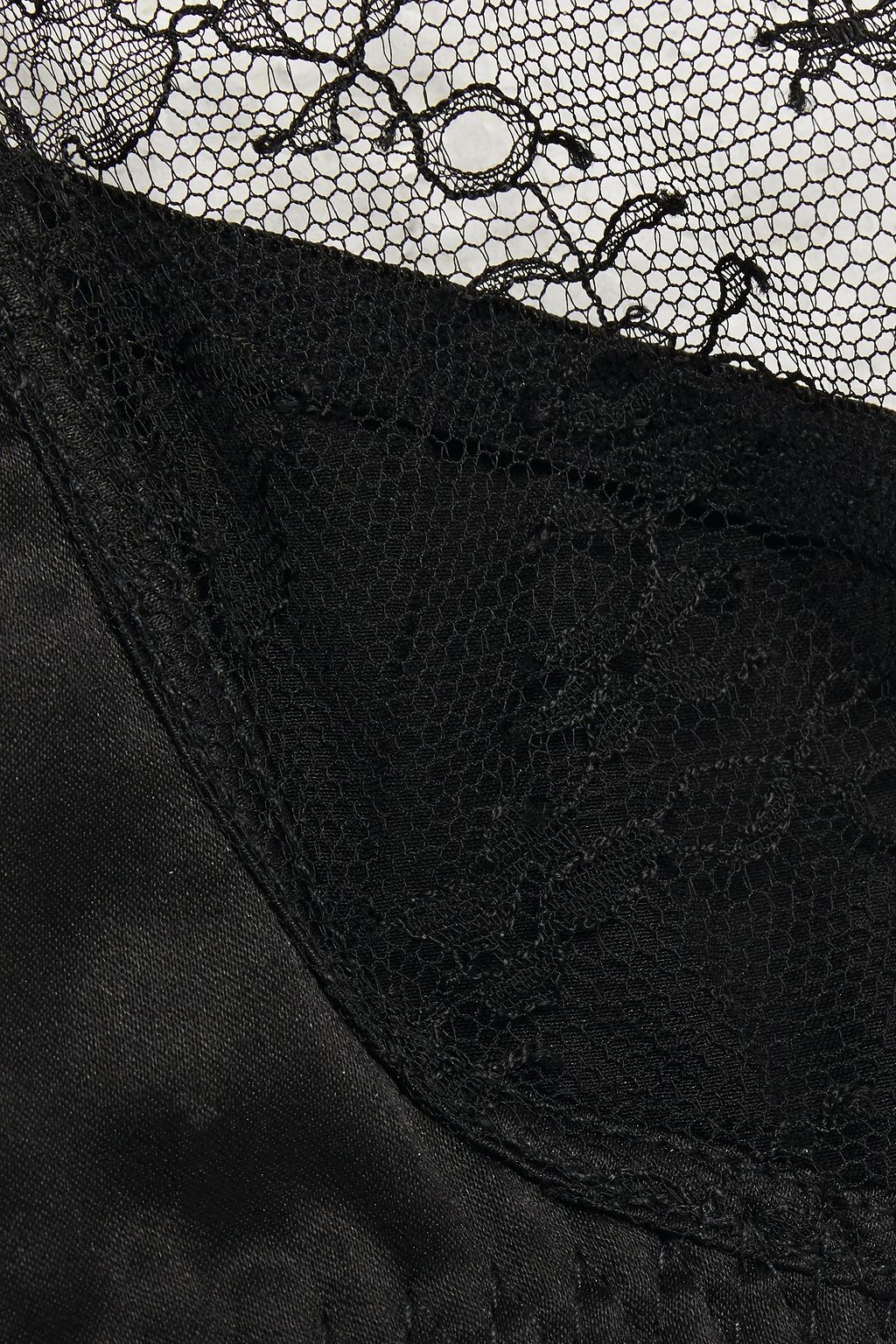 MYLA Darling Row silk-blend Leavers lace and satin soft-cup bra