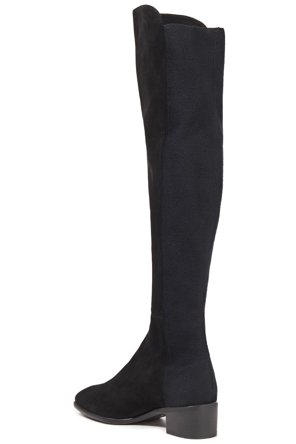 STUART WEITZMAN Tia microstretch and suede  over-the-knee boots