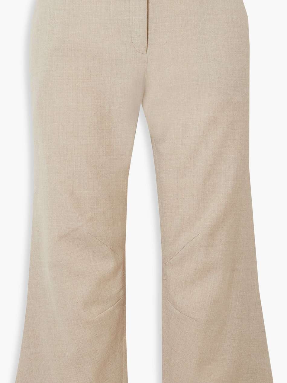 racing woven kick-flare pants