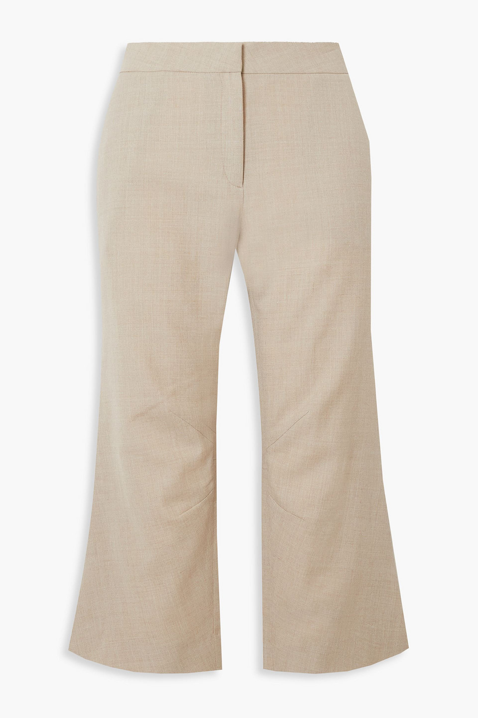 Racing woven kick-flare pants