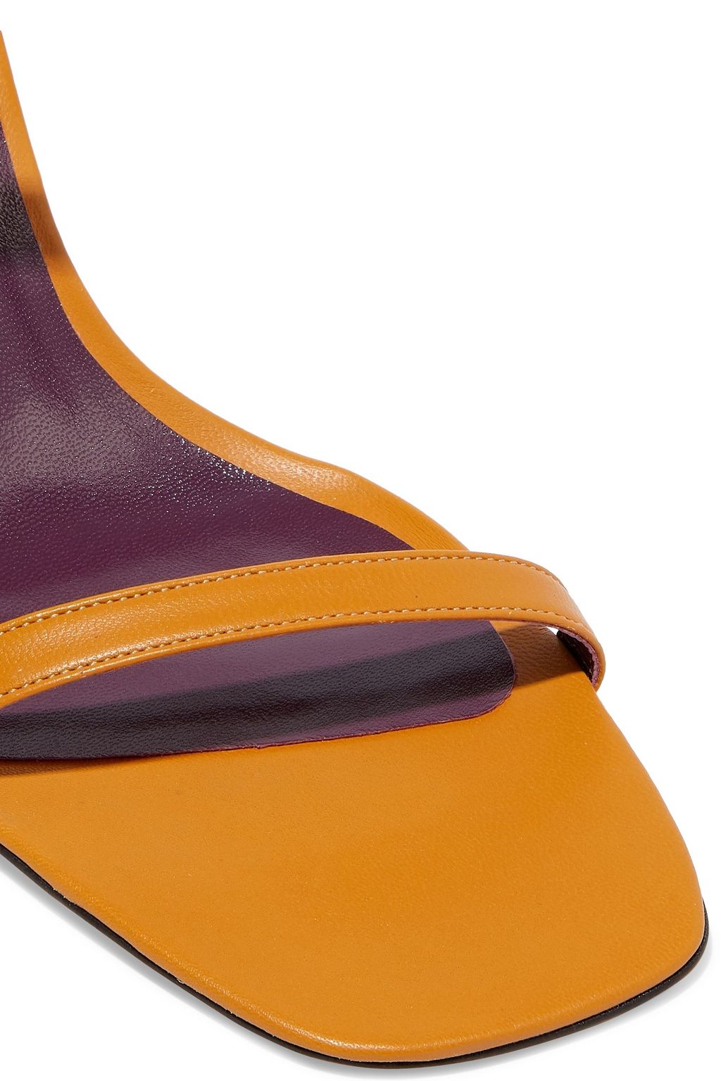 BY FAR Steffi suede wedge mules