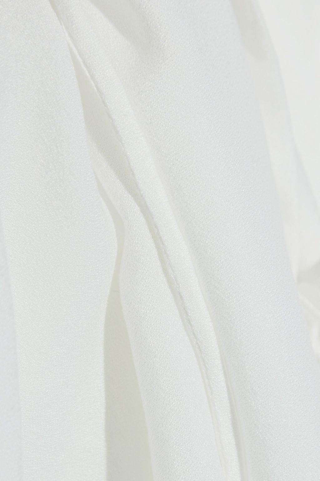 IRO Felicia crochet-trimmed modal-blend crepe de chine blouse