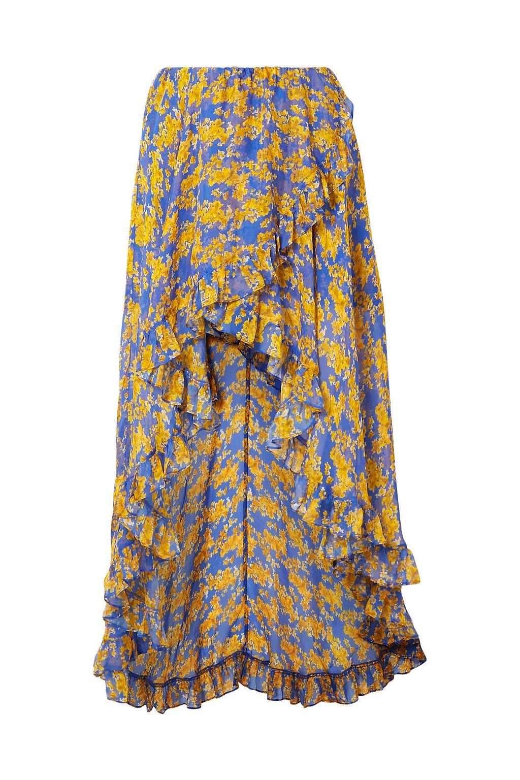 designer royal blue skirt