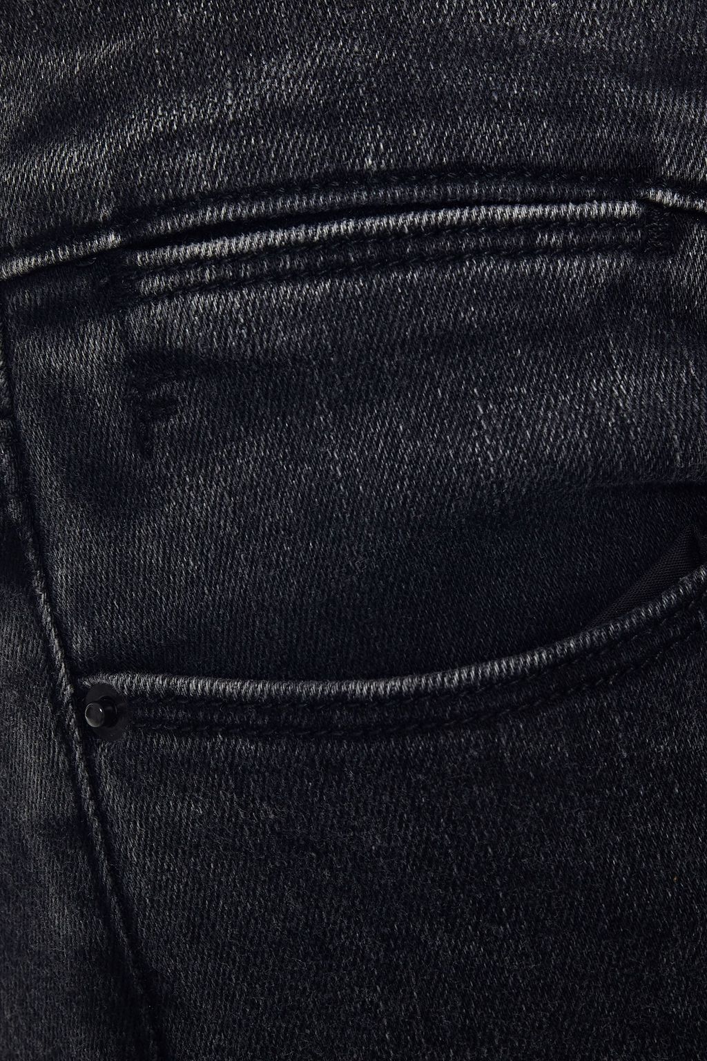 FRAME Cropped mid-rise slim-leg jeans