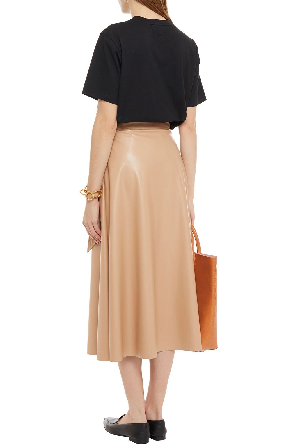 VICTORIA, VICTORIA BECKHAM Logo-print cotton-jersey T-shirt