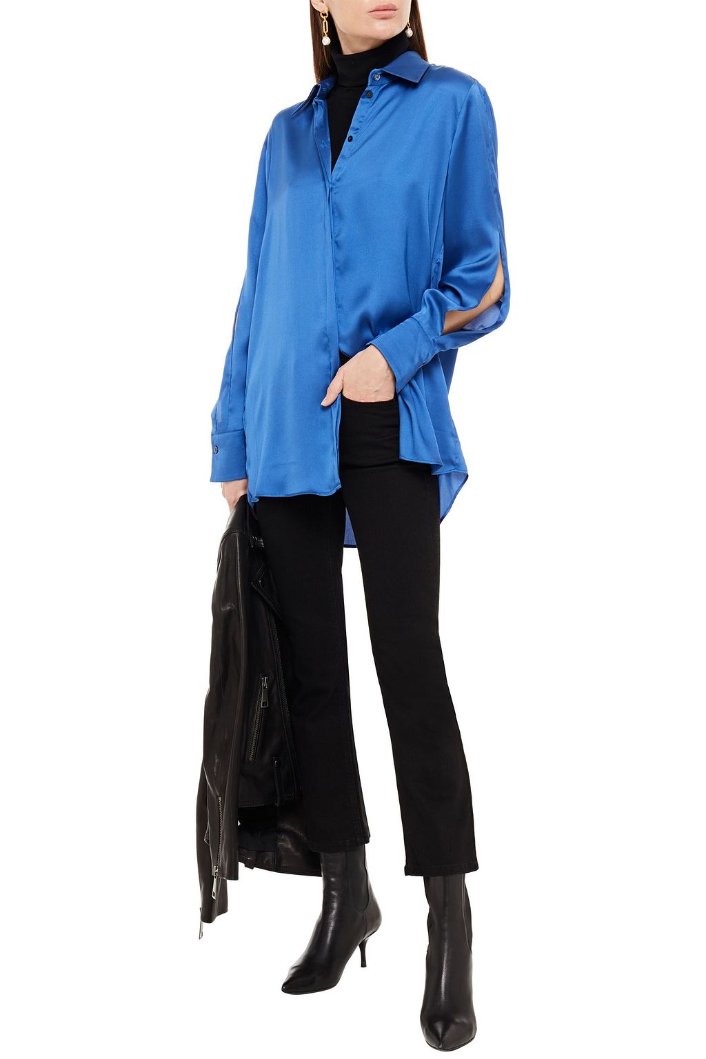 VICTORIA, VICTORIA BECKHAM High-rise kick-flare jeans