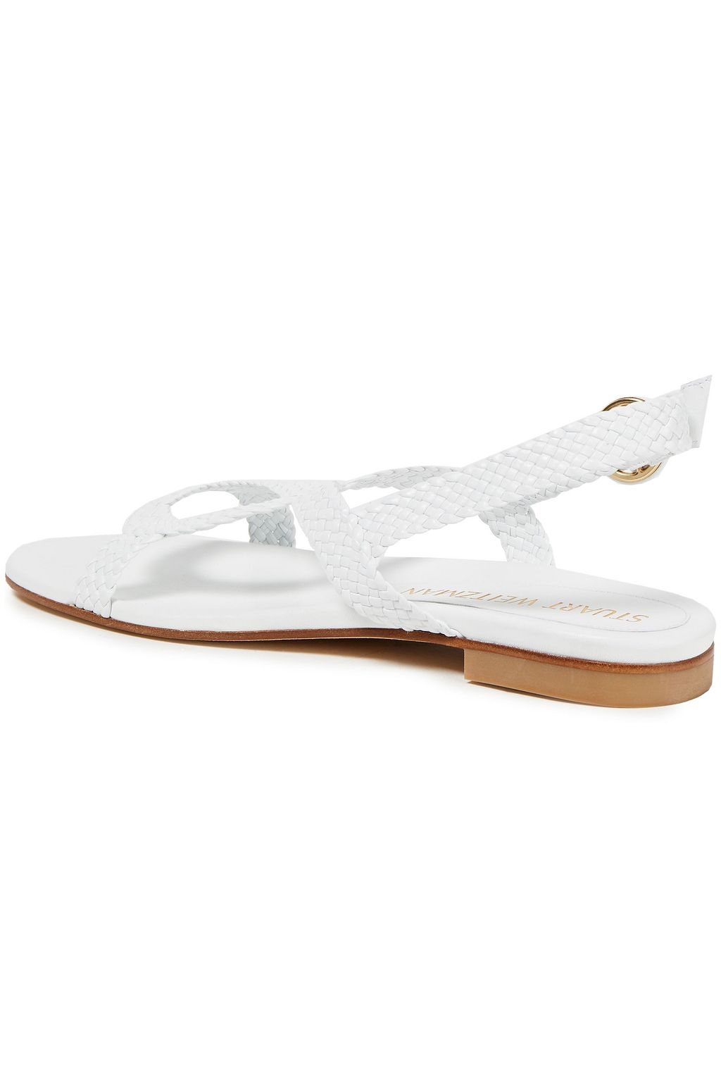 STUART WEITZMAN Teodora braided leather sandals