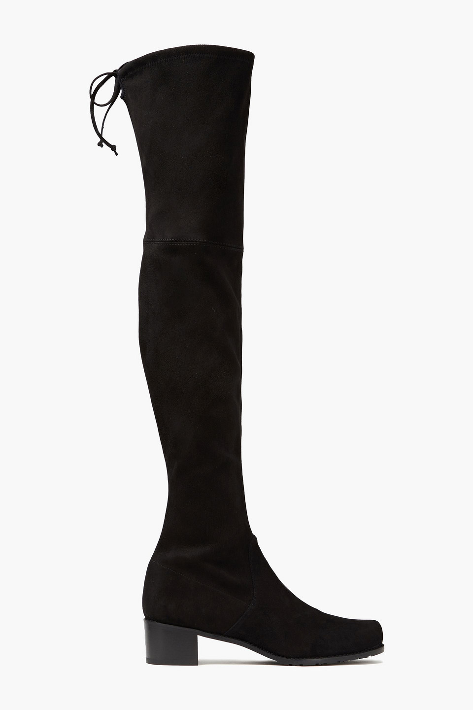 Stuart Weitzman - Stretch-suede over-the-knee boots - Black - EU 41.5