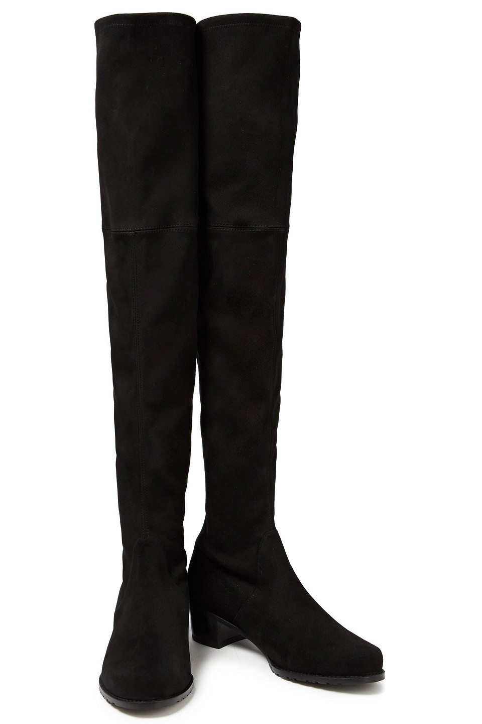  Stuart Weitzman - Overknees Aus Stretch-veloursleder - Schwarz - Us 4 
