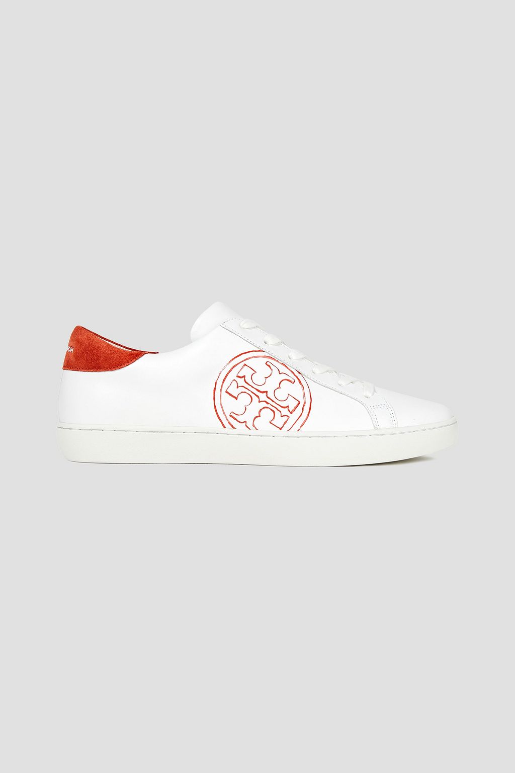 tory burch white leather sneakers