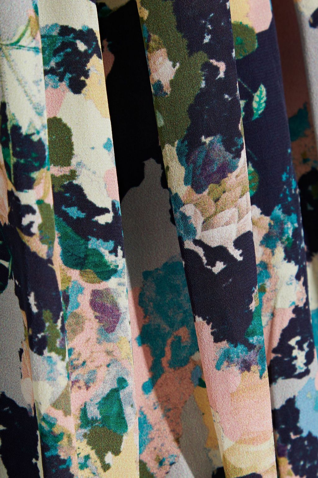 IRO Bixie wrap-effect printed crepe de chine blouse