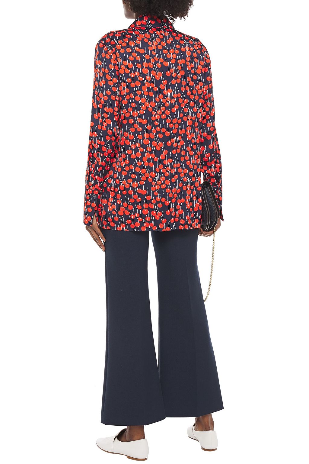 VICTORIA, VICTORIA BECKHAM Printed satin shirt