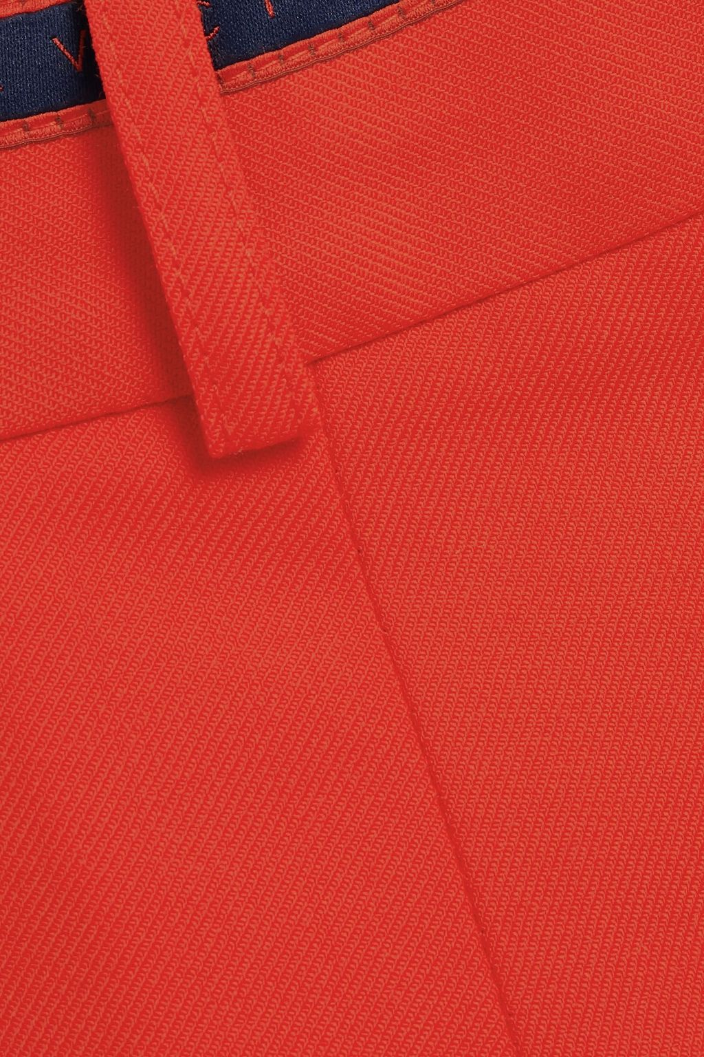 VICTORIA, VICTORIA BECKHAM Pleated twill straight-leg pants