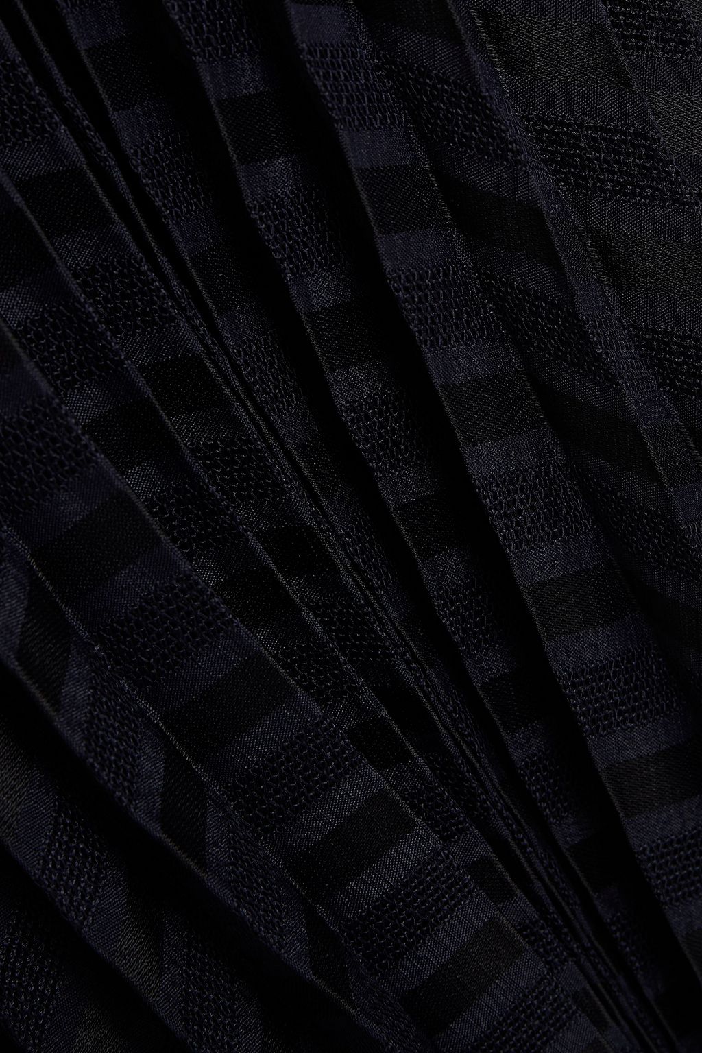 VICTORIA, VICTORIA BECKHAM Pleated jacquard midi shirt dress