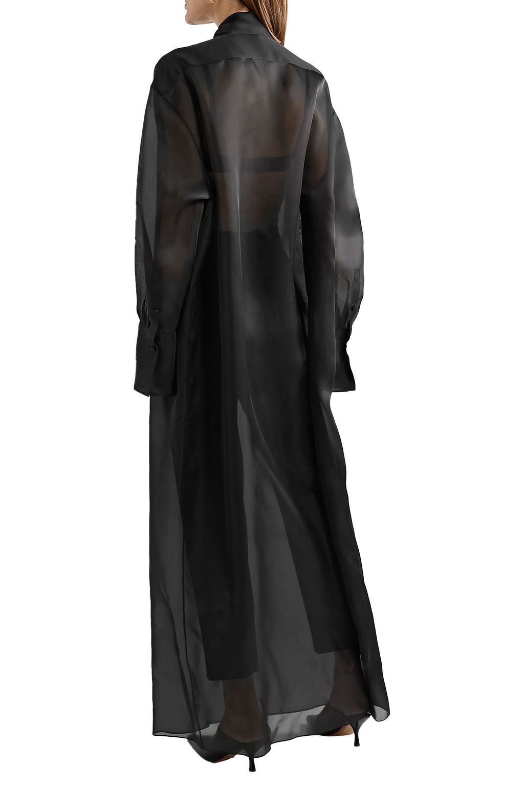 THE ROW Siena oversized silk-organza maxi dress
