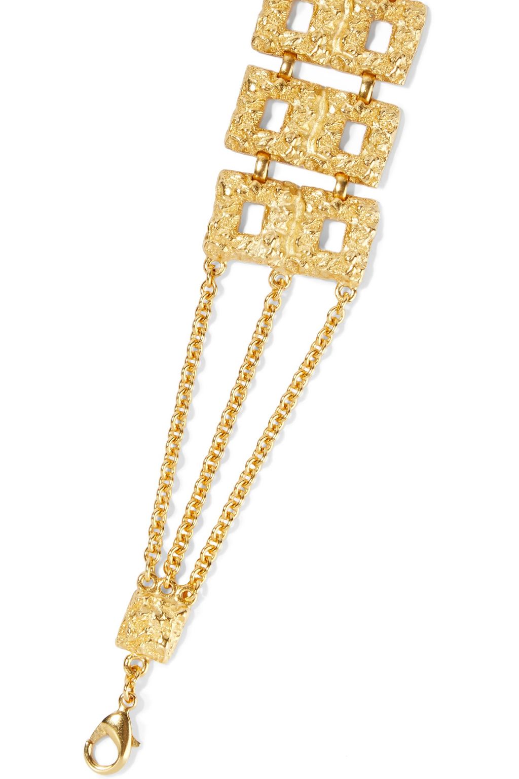BEN-AMUN 24-karat gold-plated choker