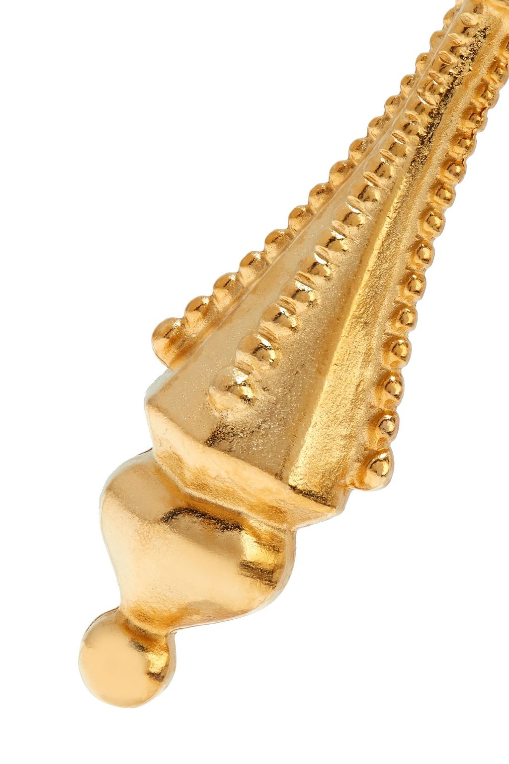 BEN-AMUN 24-karat gold-plated clip earrings