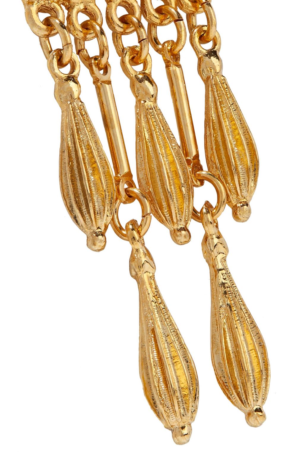 BEN-AMUN 24-karat gold-plated earrings
