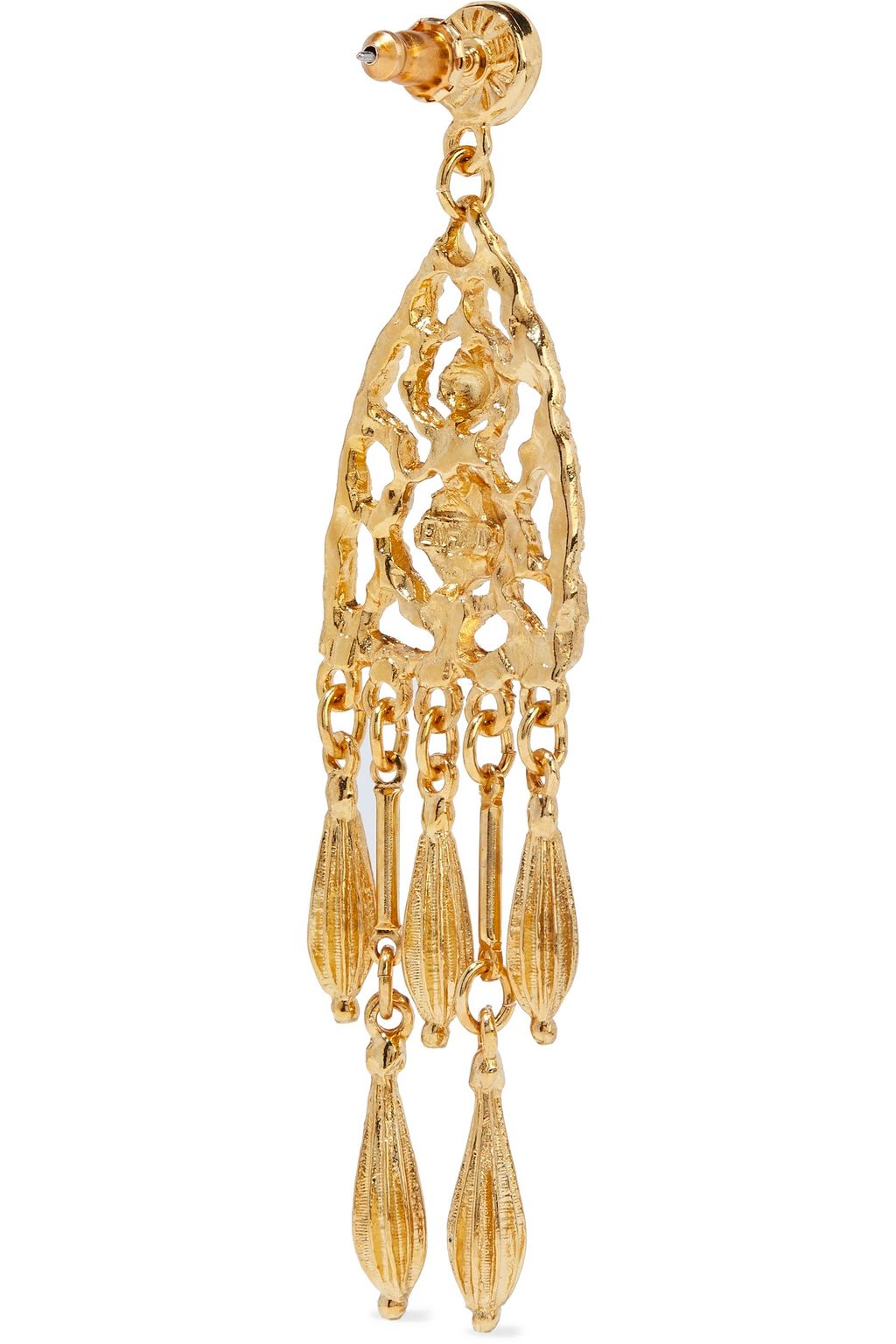 BEN-AMUN 24-karat gold-plated earrings