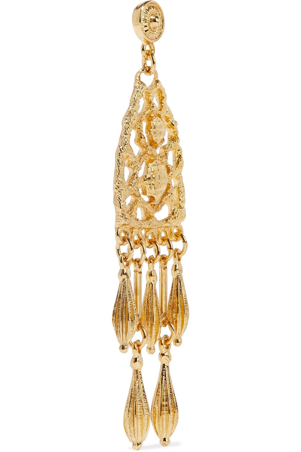 BEN-AMUN 24-karat gold-plated earrings