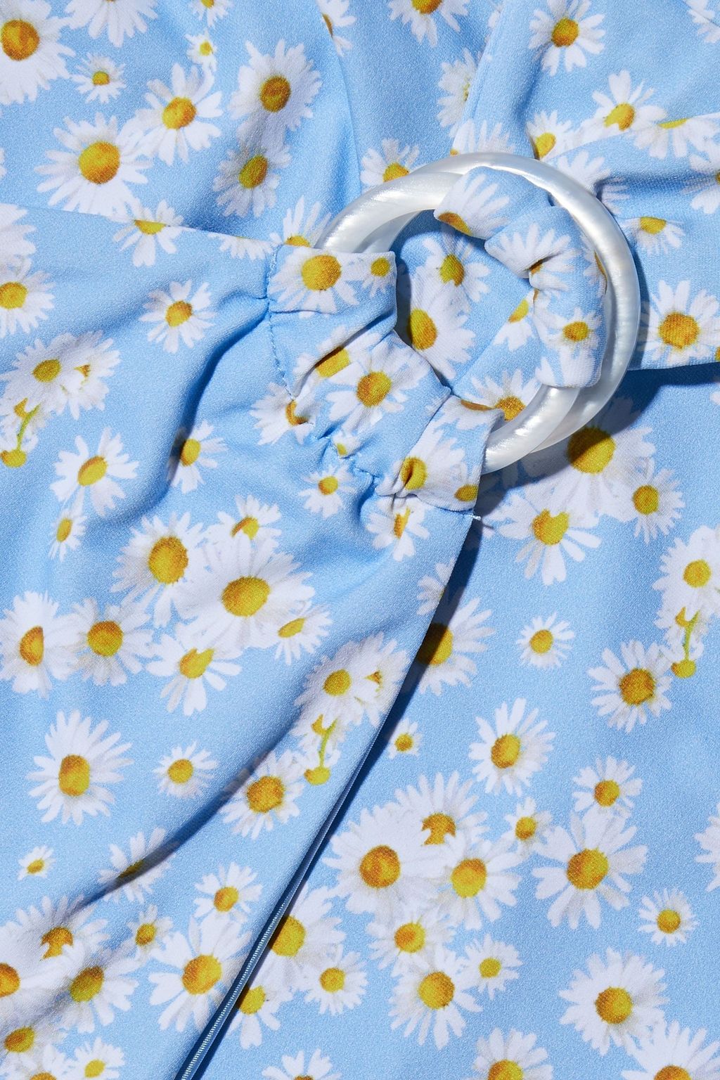ONIA Lila wrap-effect floral-print swimsuit