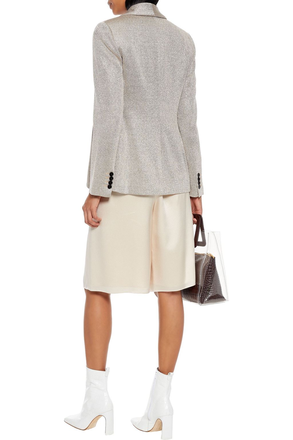 MISSONI Metallic knitted blazer