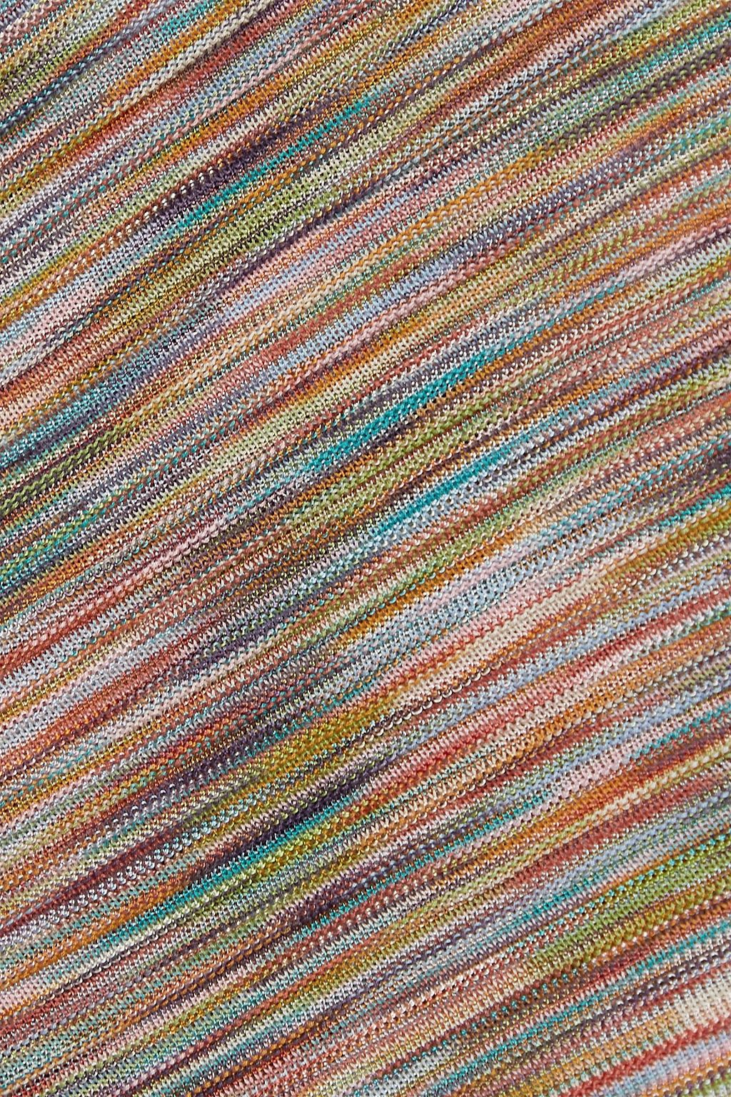 MISSONI Crochet-knit cotton-blend top