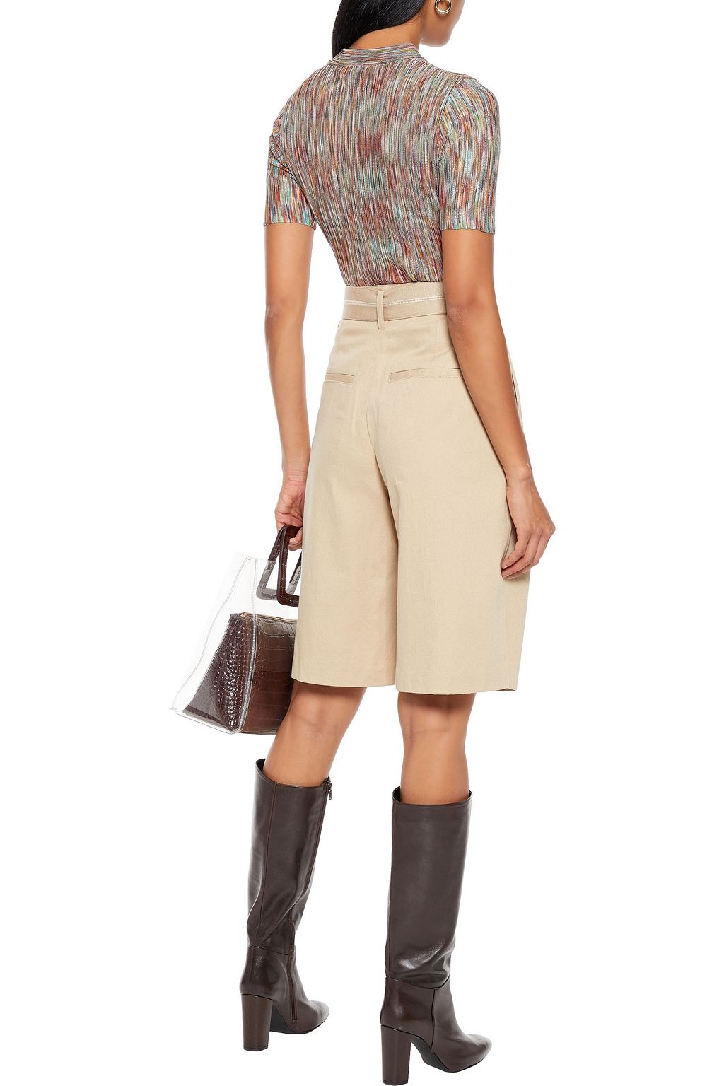 MISSONI Crochet-knit cotton-blend top