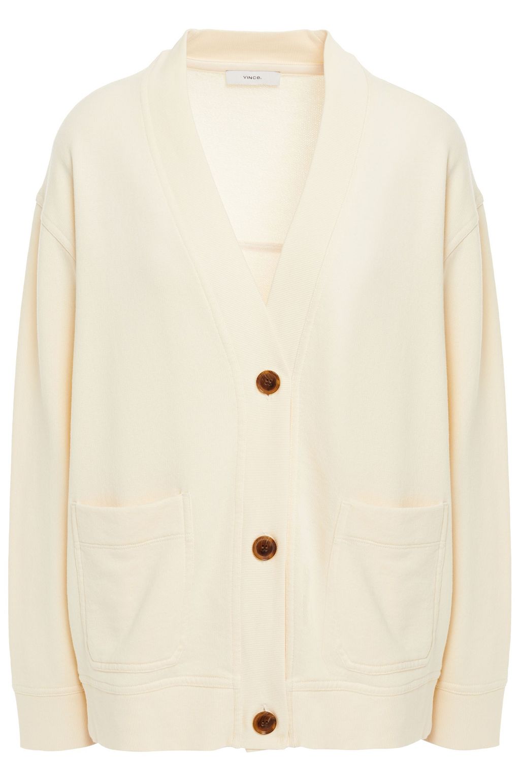 french terry cardigan