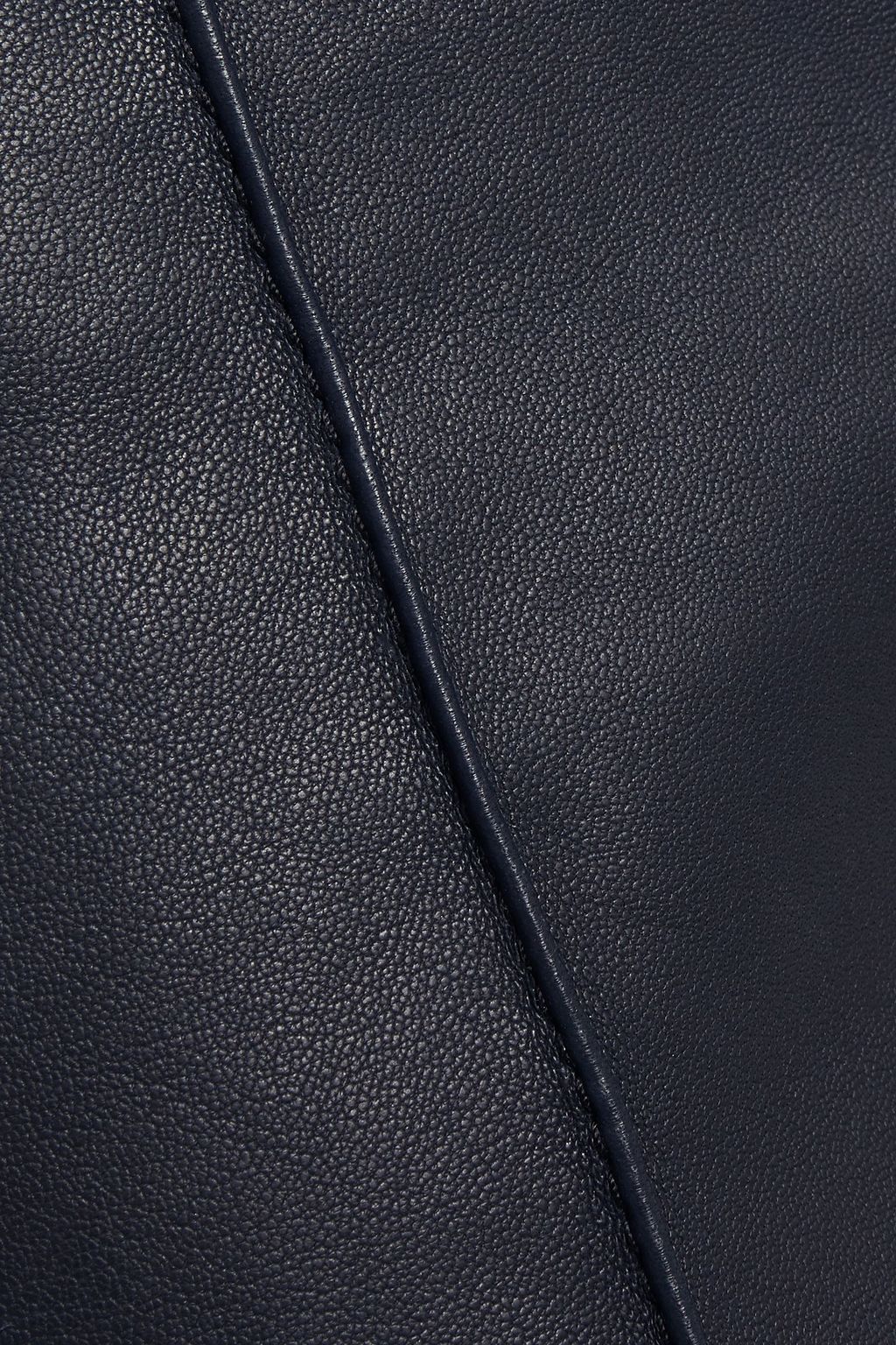 VICTORIA, VICTORIA BECKHAM Pebbled-leather shorts