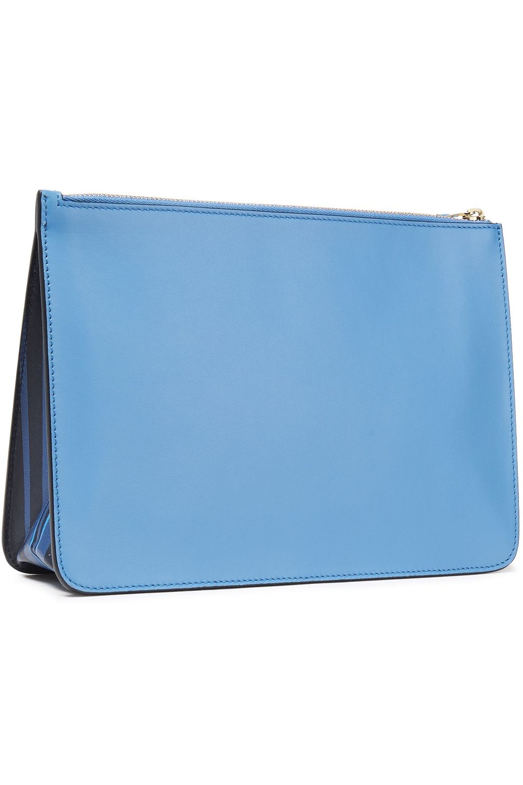 SMYTHSON Logo-appliquéd leather pouch