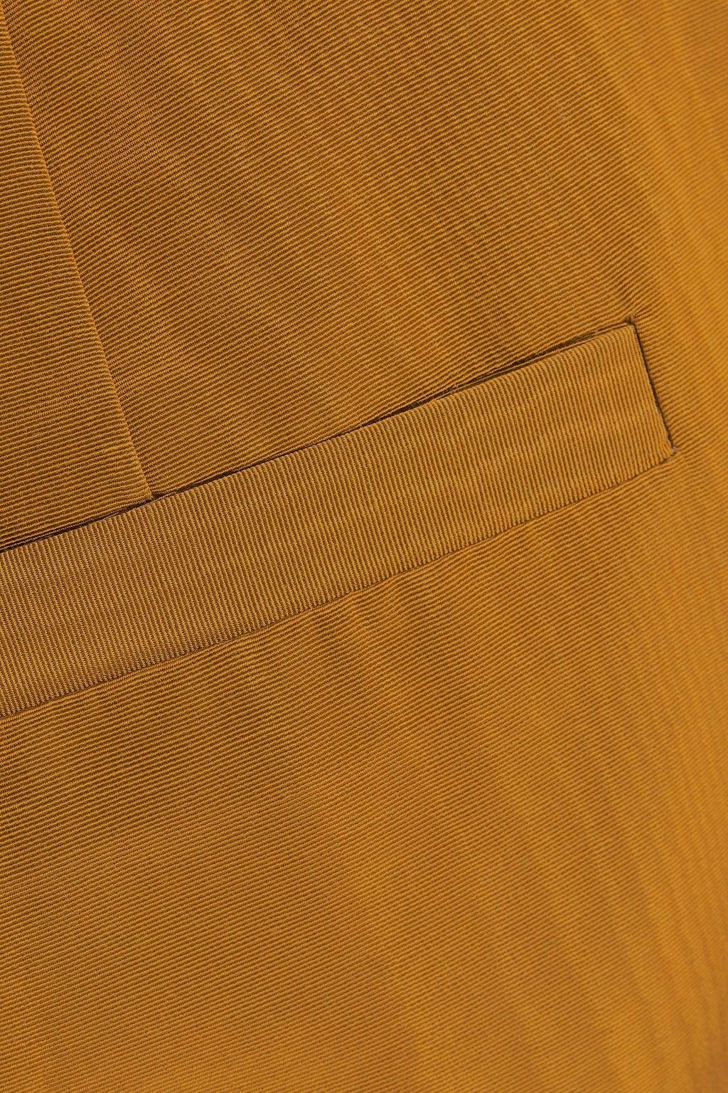OSCAR DE LA RENTA Wool-blend moire wide-leg pants