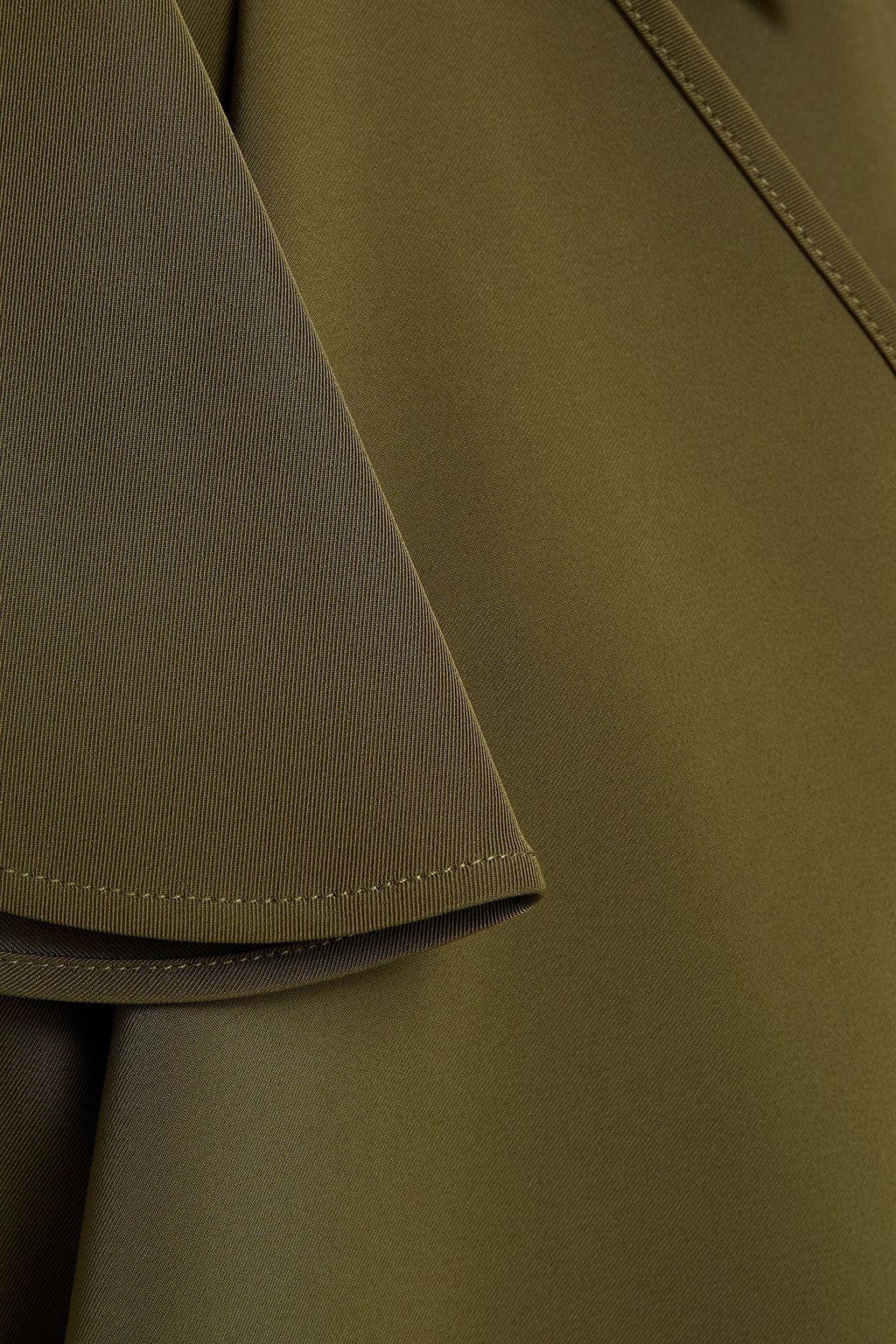 MM6 MAISON MARGIELA Draped stretch-twill shirt