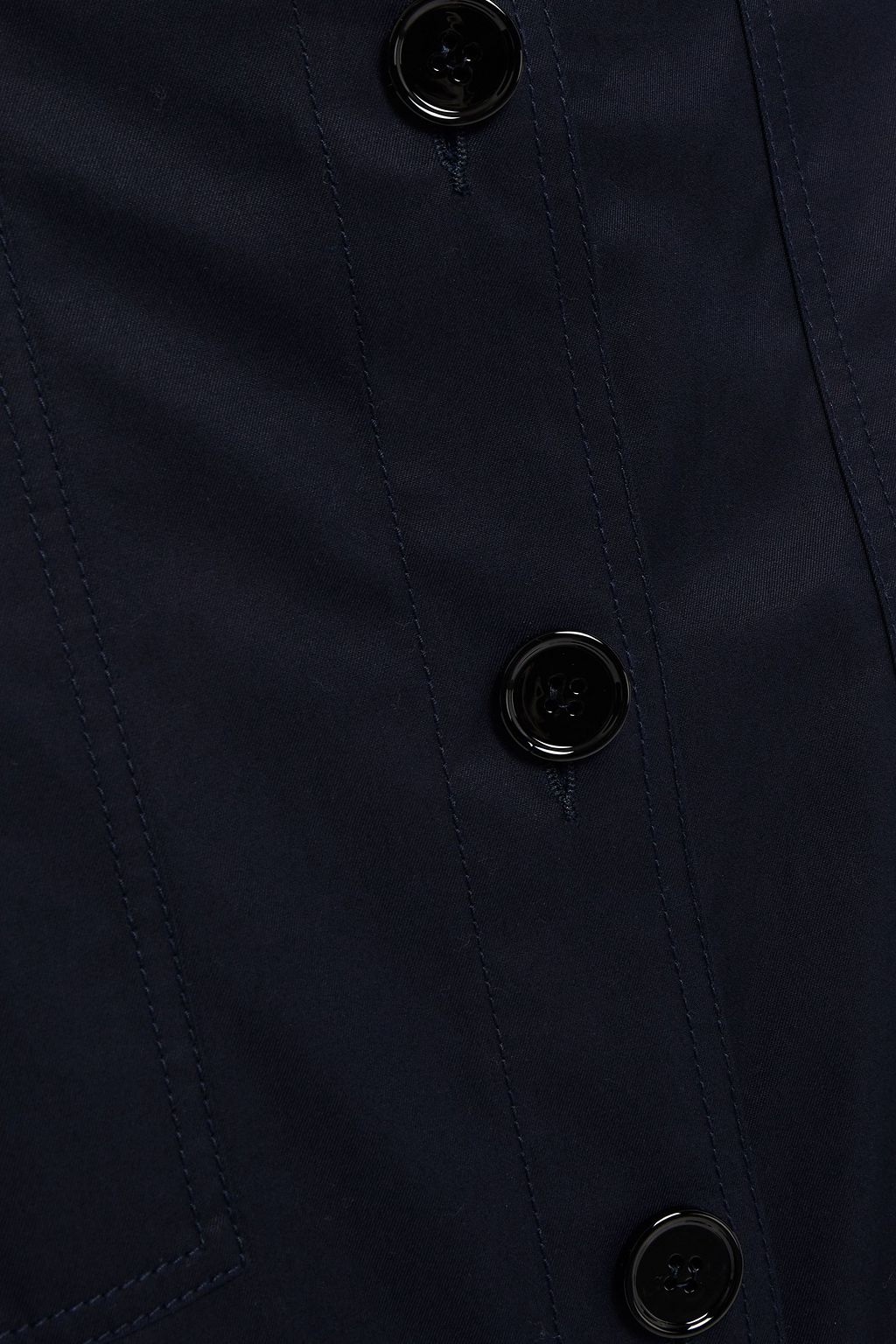 MM6 MAISON MARGIELA Maxirock aus Baumwoll-Twill mit Gürtel