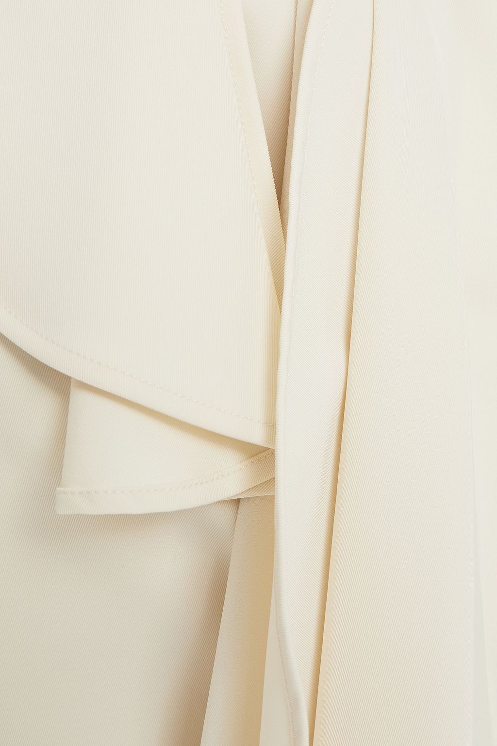 MM6 MAISON MARGIELA Draped stretch-twill shirt