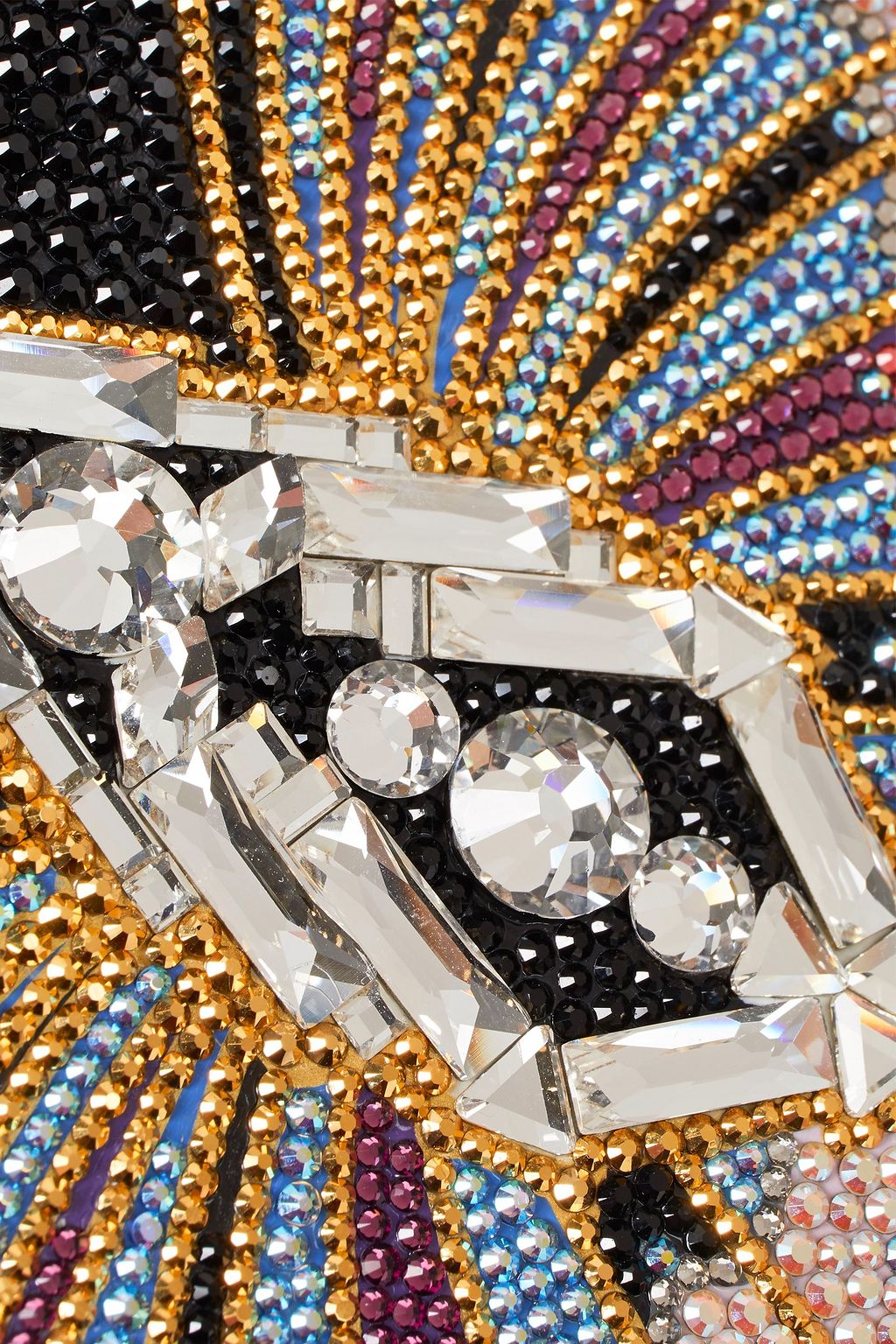 JUDITH LEIBER COUTURE Crystal-embellished box clutch