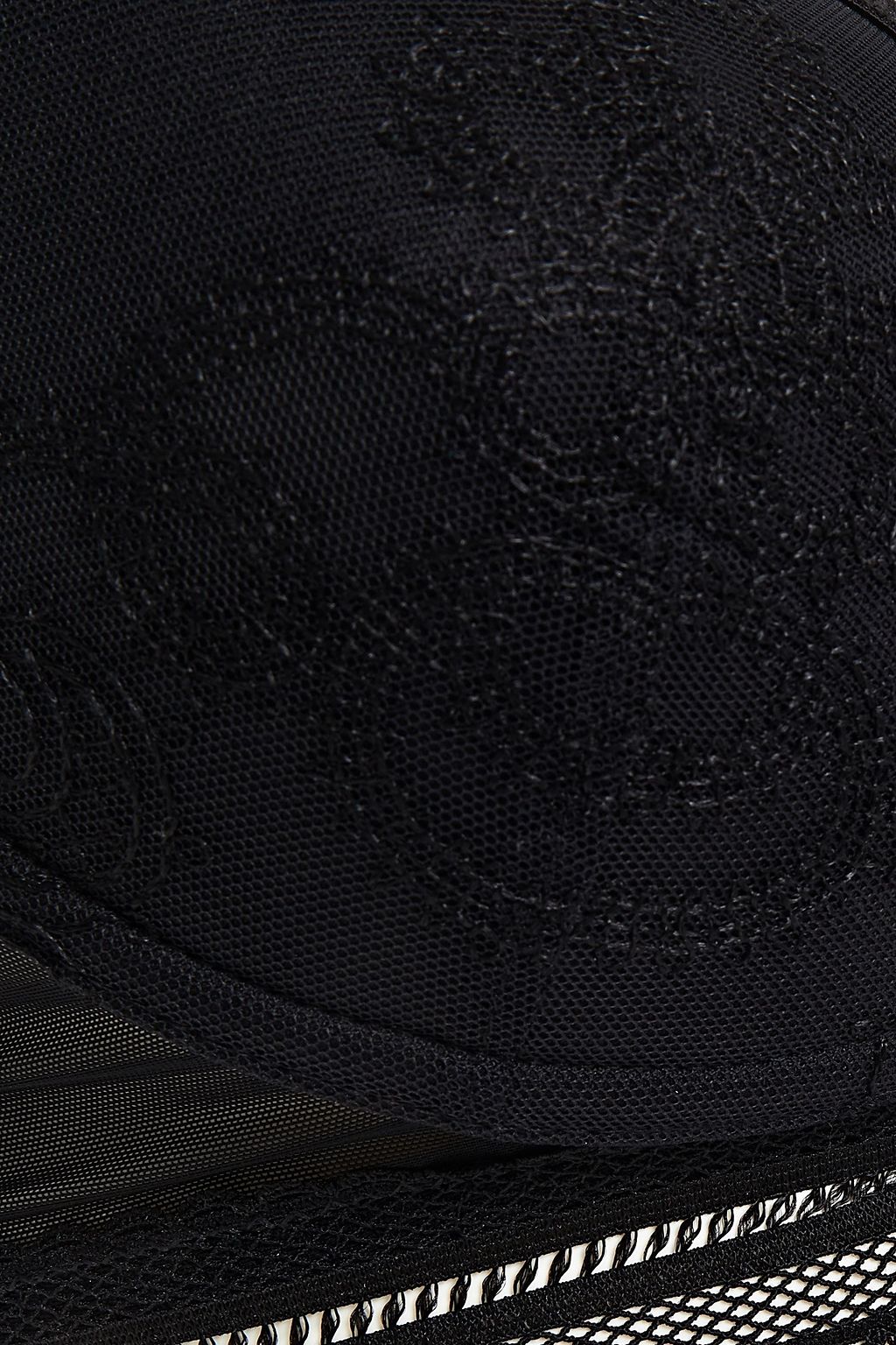 SIMONE PÉRÈLE Lima embroidered tulle underwired bra