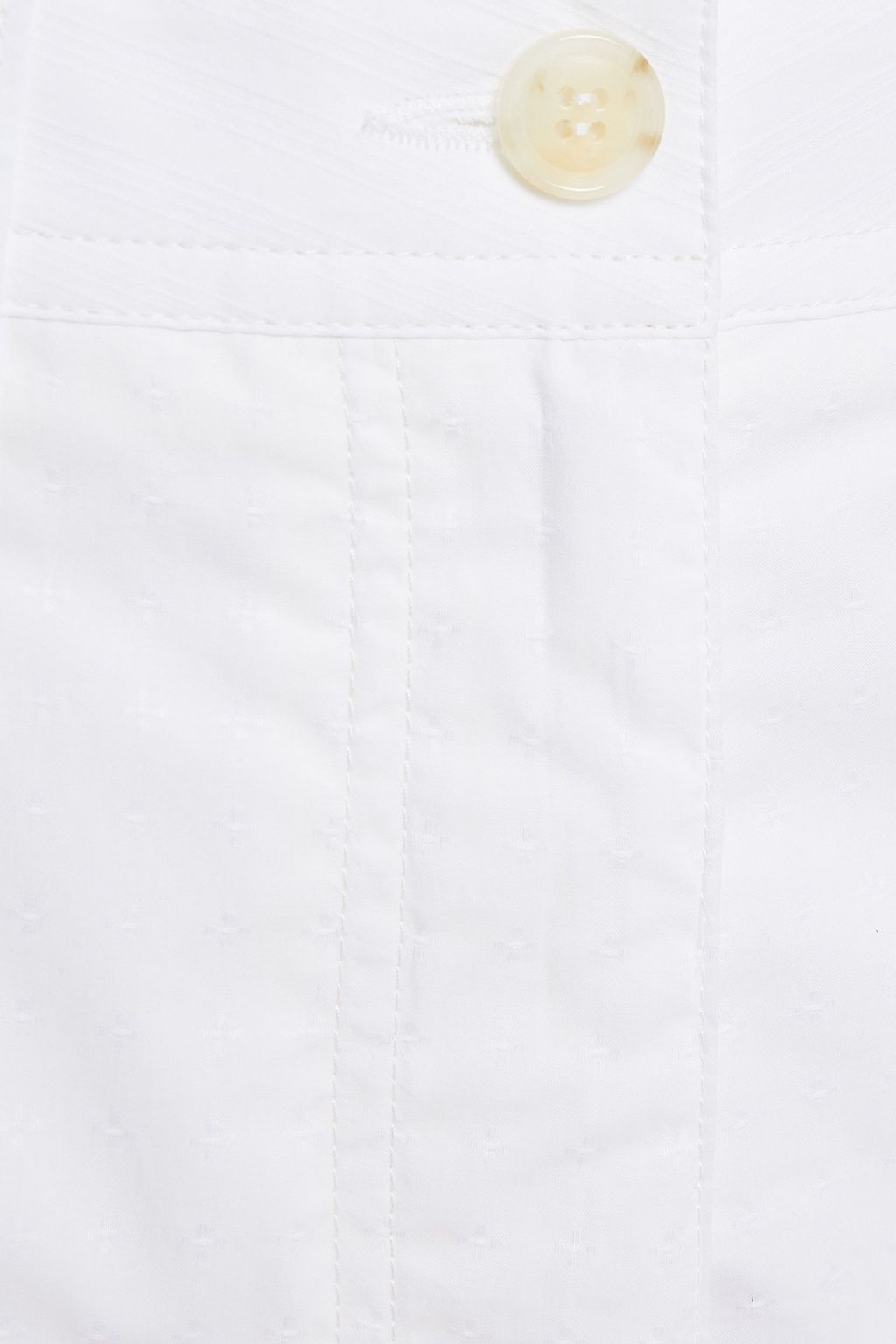 MM6 MAISON MARGIELA Cropped cotton-jacquard straight-leg pants