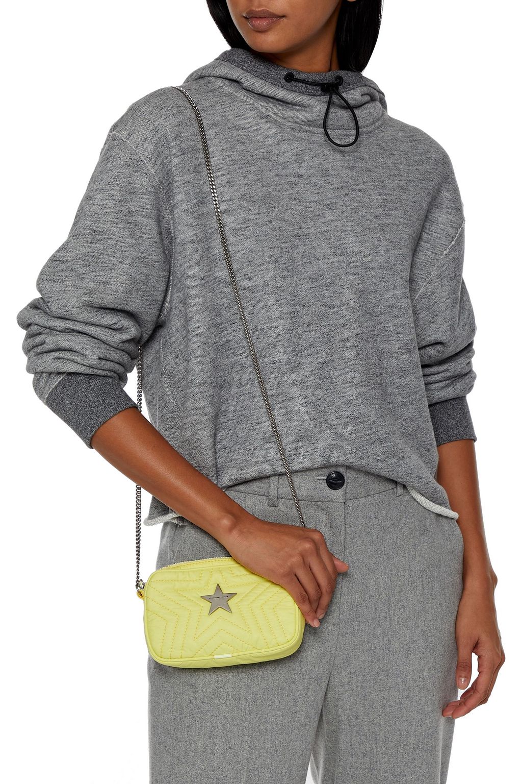 STELLA MCCARTNEY Stella Star mini quilted shell shoulder bag
