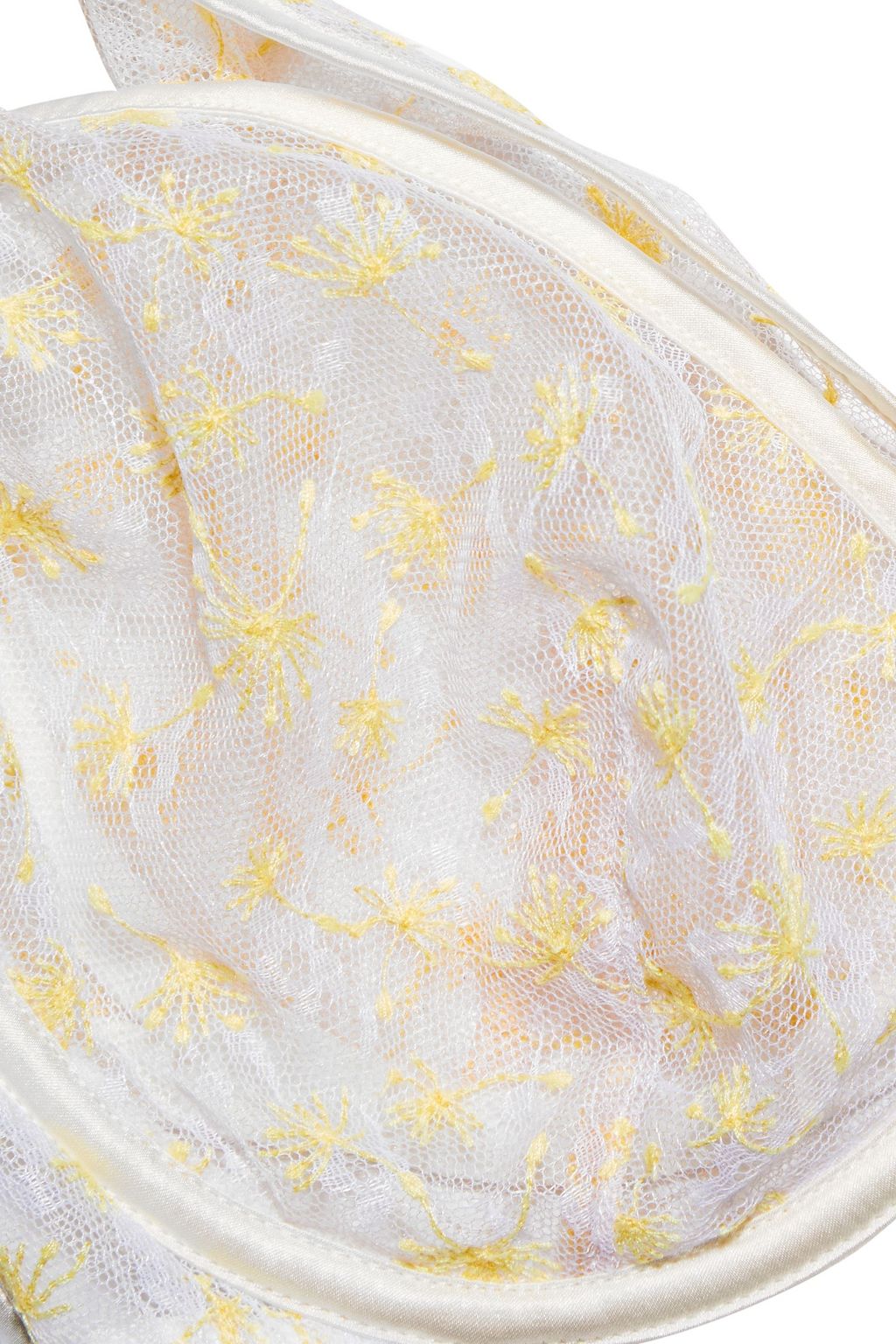 MYLA Mayflower Road satin-trimmed embroidered lace underwired bra