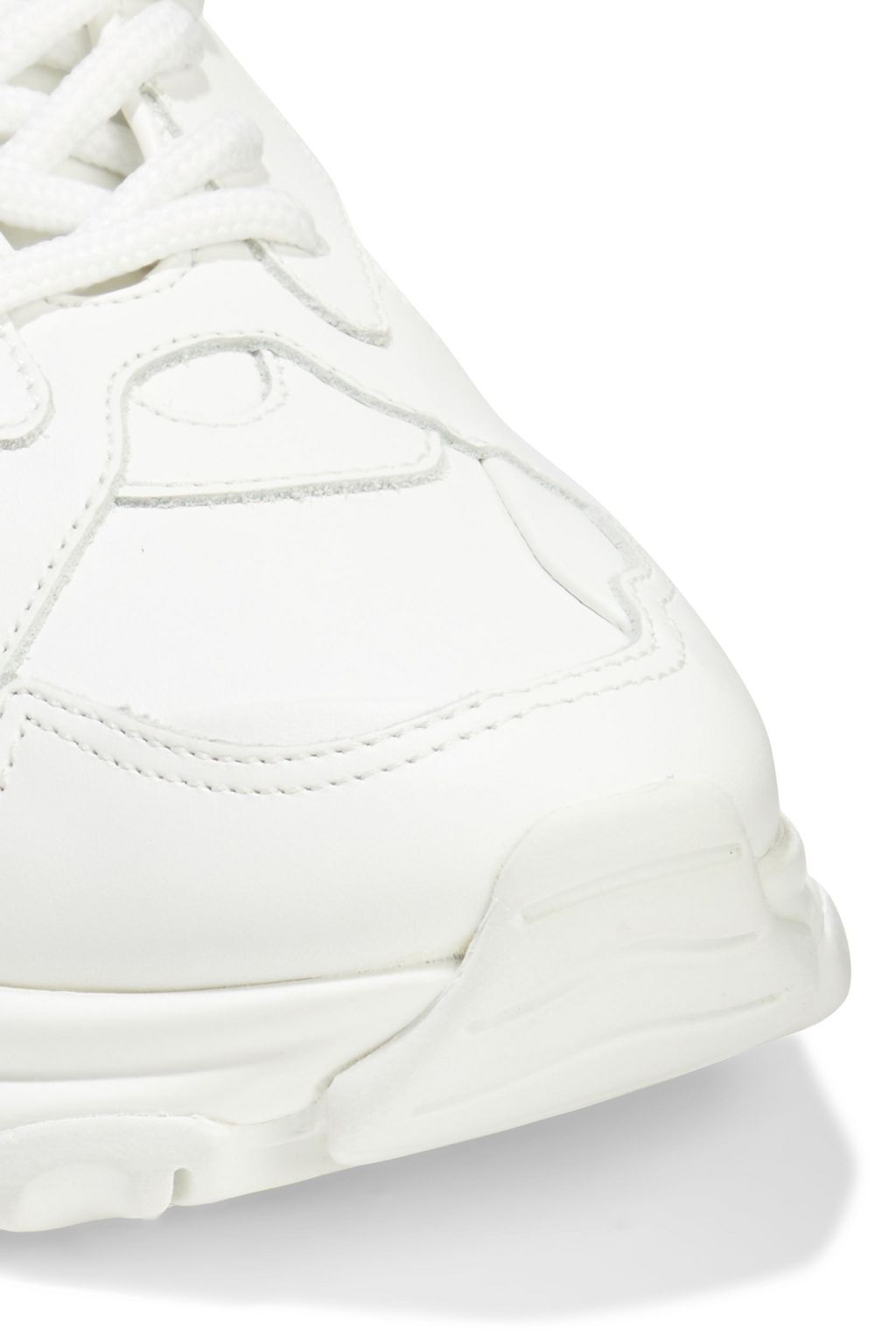 VALENTINO GARAVANI VLTN Open printed leather exaggerated-sole sneakers