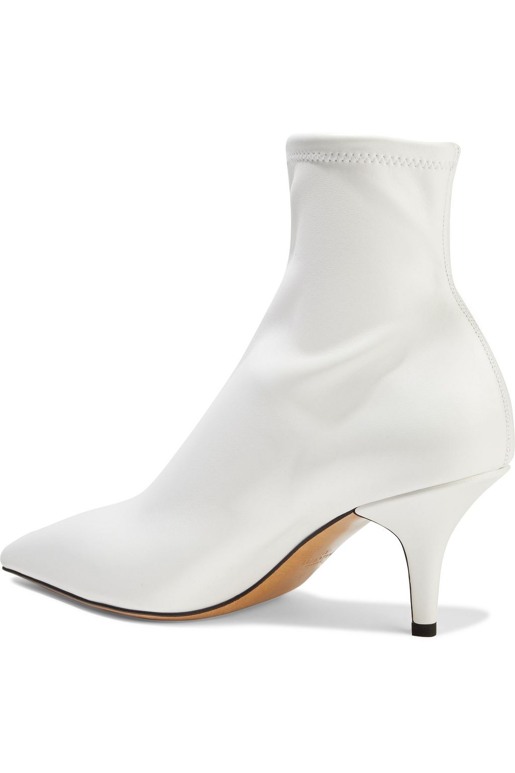 VALENTINO GARAVANI VLTN printed faux stretch-leather sock boots