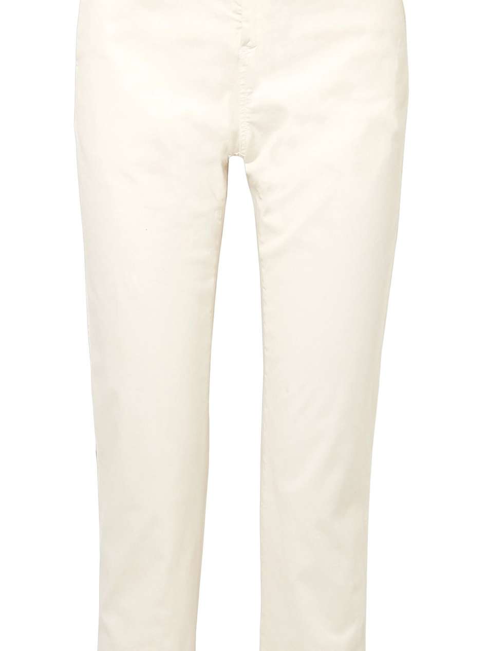 montauk cropped cotton-blend twill slim-leg pants